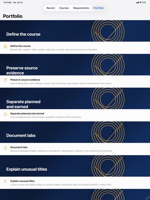 Creditweave: Homeschool Log screenshot 6