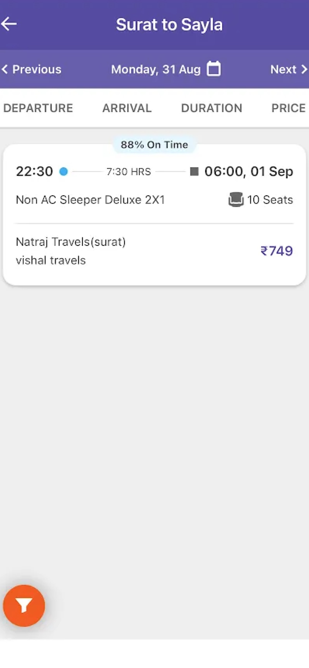 Screenshot 4 of Natraj Travels Surat