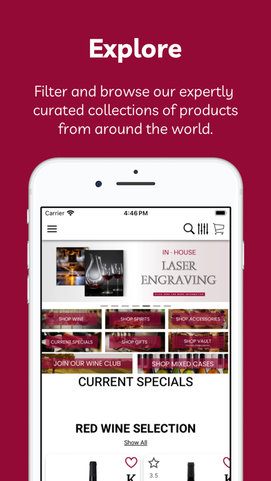 K Wine Cellar screenshot