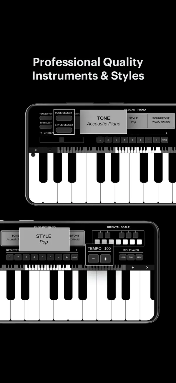 Screenshot #2 pour Elegant Piano