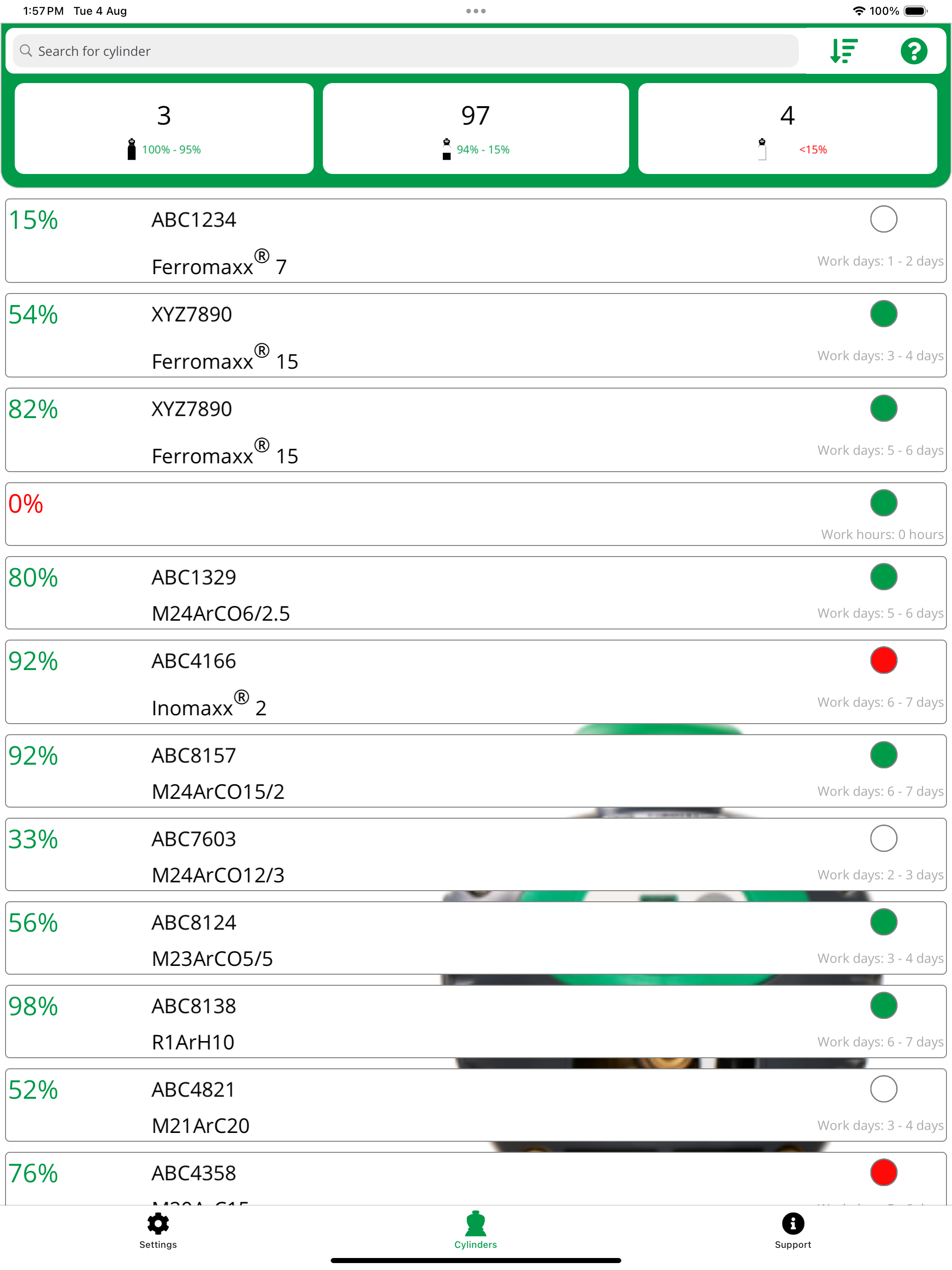 Integra® e2 cylinder app screenshot 7