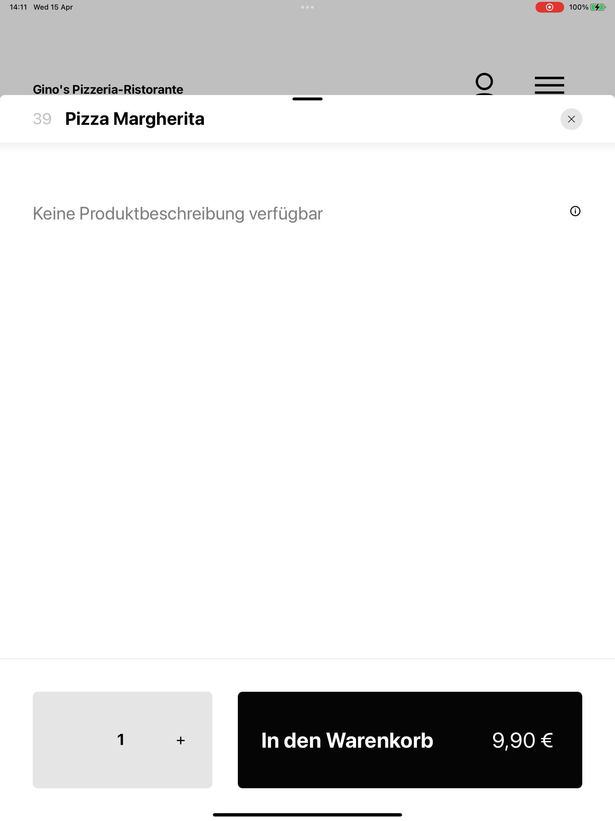 Gino's Pizzeria-Ristorante screenshot 8