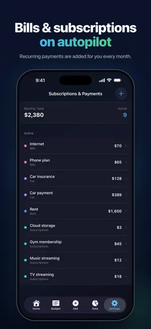 FLOW: Personal Finance screenshot 3