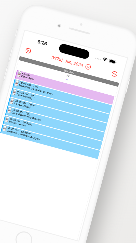 #6. Week Calendar Pro (iOS) 由: Crater Tech LLC