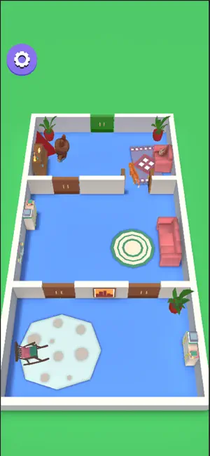 Cute Cat Sneak & Run Game 3D screenshot 3