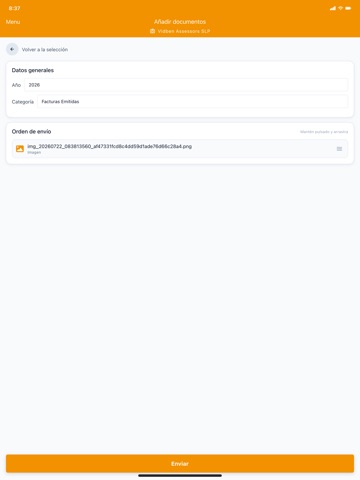 Vidben Assessors iPad screenshot