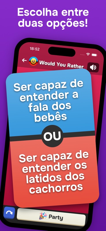 Você Prefere: Jogo de Escolhas screenshot 1