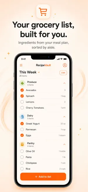 RecipeVault: Recipe Keeper screenshot 2