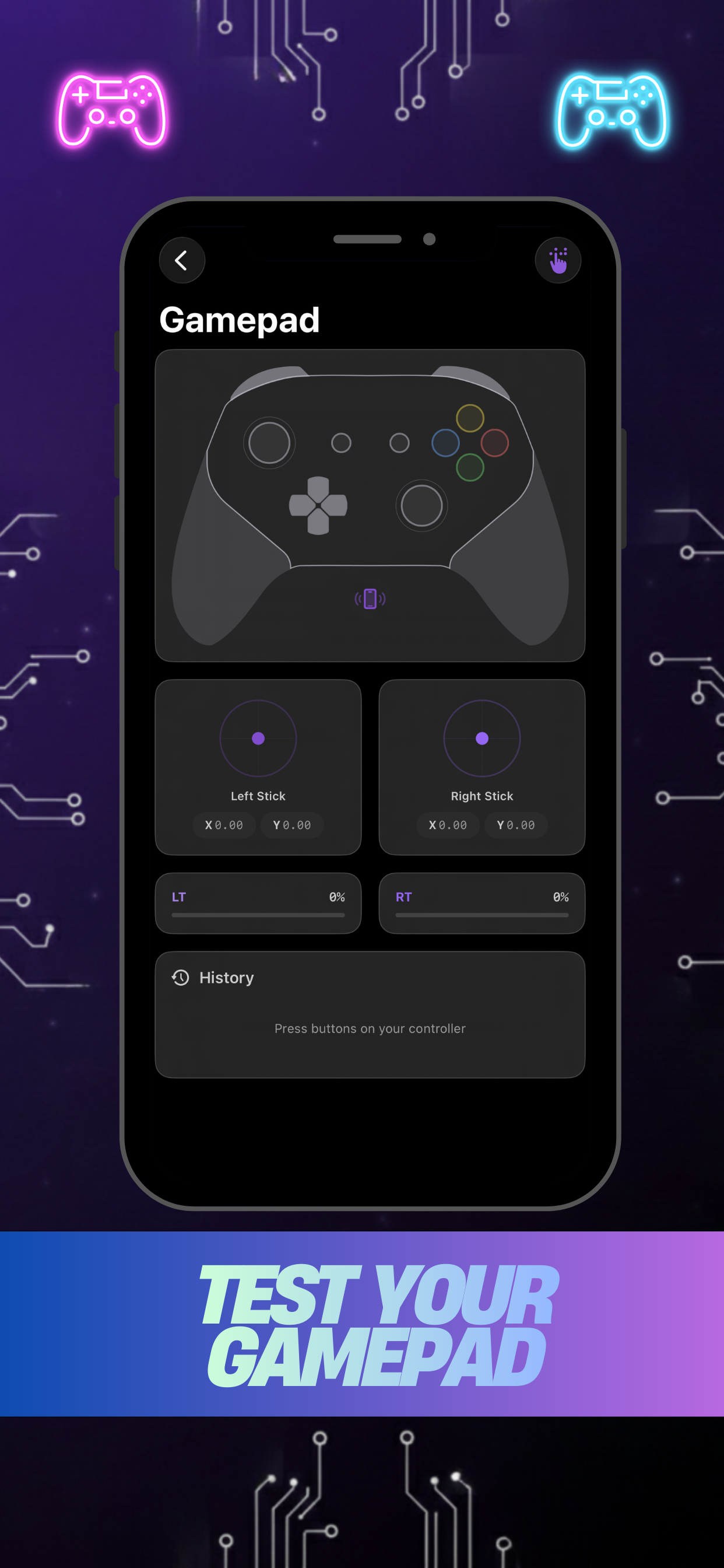 GamePad Tester & Massager