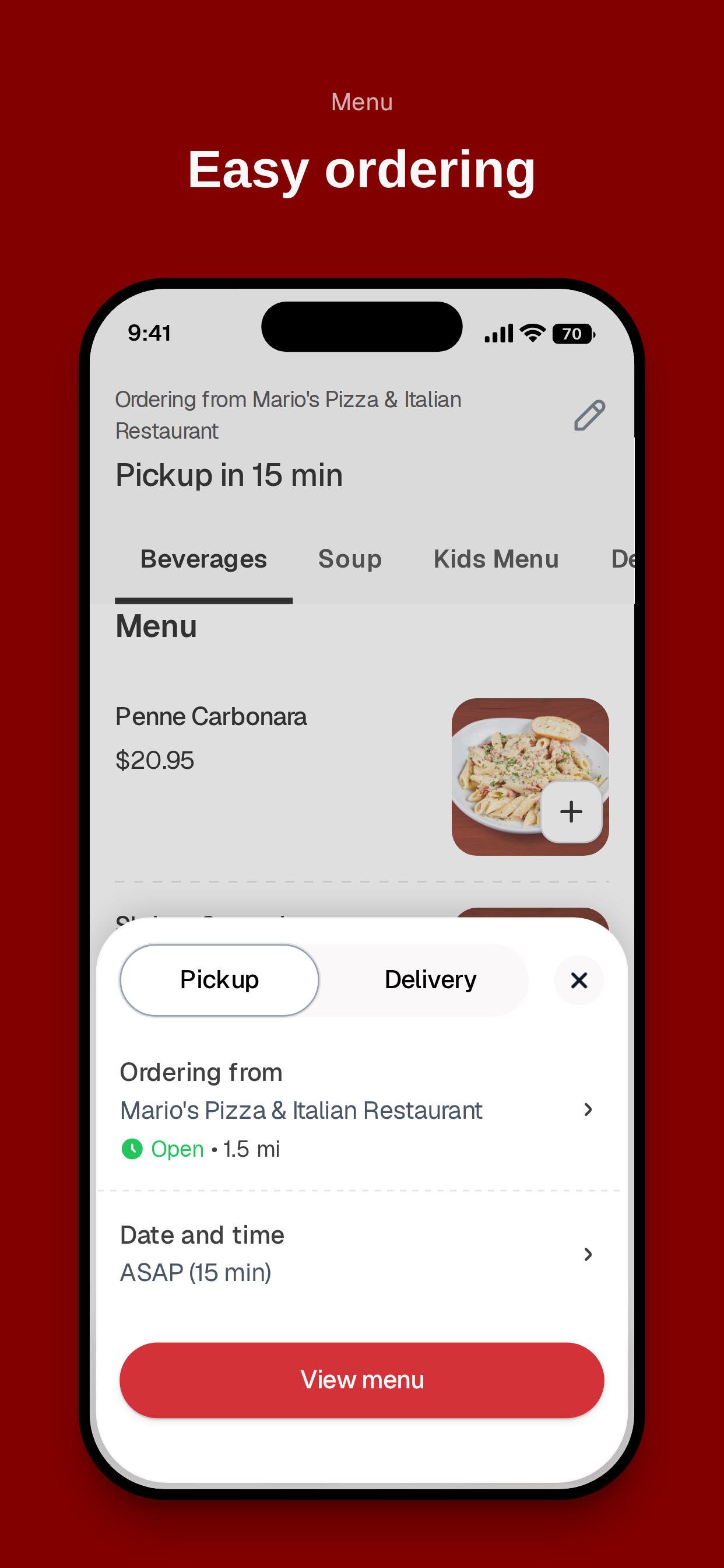 Mario's Pizza & Italian SC screenshot 3