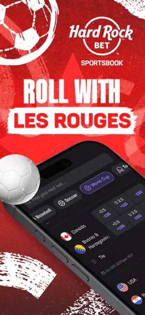 Hard Rock Bet Sportsbook iPhone screenshot 1