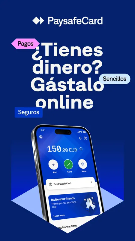 PaysafeCard-sistema de prepago screenshot 1 of 8