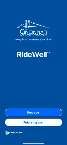 RideWell℠ app screenshot