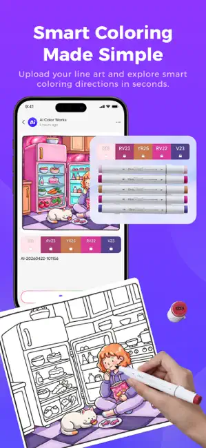 ChroMuse - Smart Coloring iPhone screenshot 2
