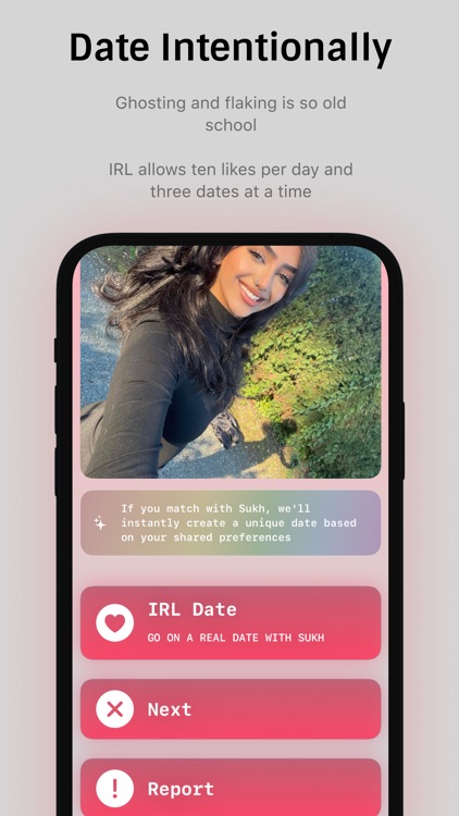 IRL AI: Automatic Date Creator