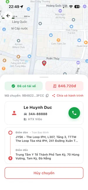 Vigo - Đi chung tiết kiệm iPhone screenshot 2