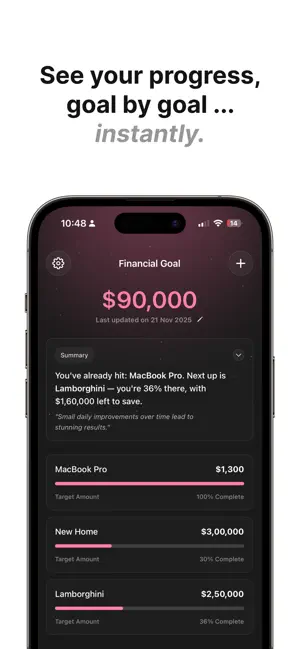 Kif - Finance Goal Tracker screenshot 3