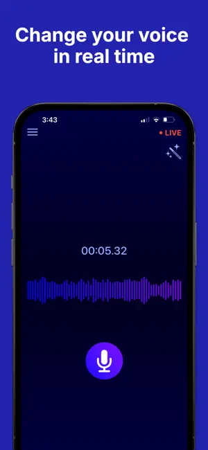 Voice Changer Live screenshot 1