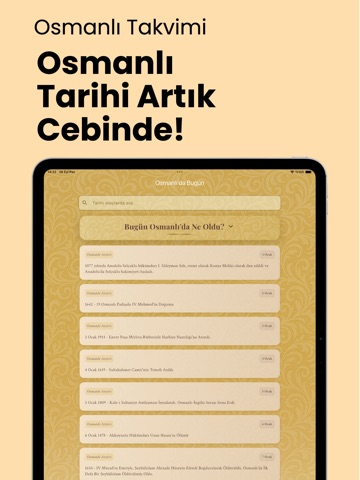 Osmanlı Takvimi - Hicri Takvim iPad screenshot
