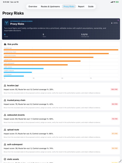 Proxybraid: Route Audit screenshot 6