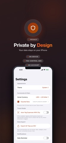 CurrencyDiary iPhone screenshot