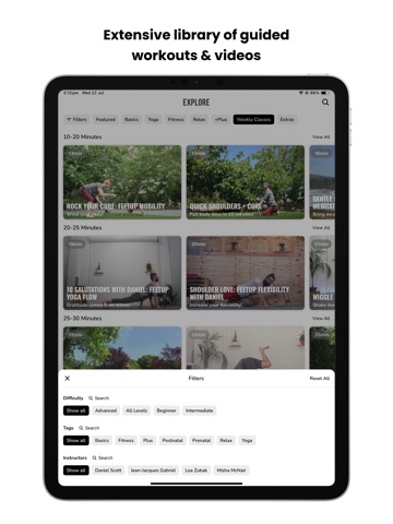 The NEW FeetUp® Experience iPad screenshot