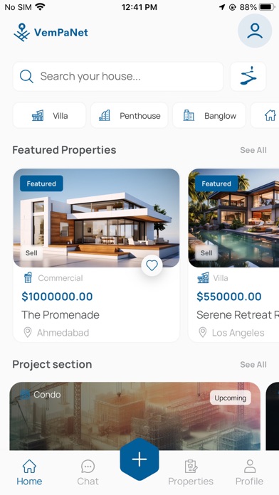 VemPaNet app screenshot