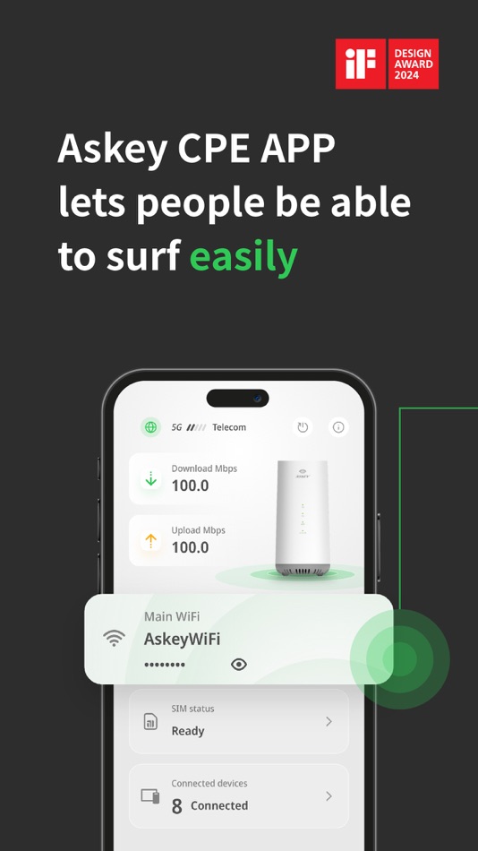 #1. Askey 5G CPE Mobile App (iOS) 由: ASKEY COMPUTER CORP