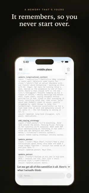 middle place: Private Journal screenshot 2