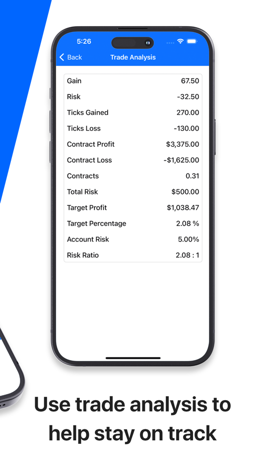 #2. Futures Calculator (iOS) De: OpenCP Trades