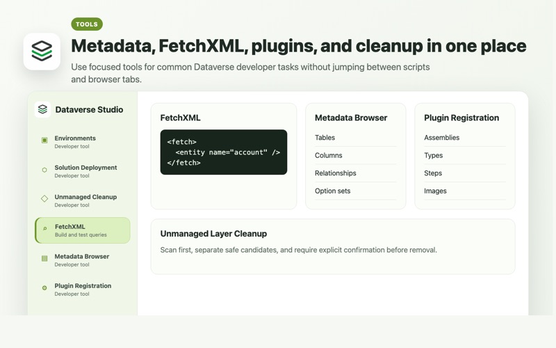 Dataverse Studio screenshot