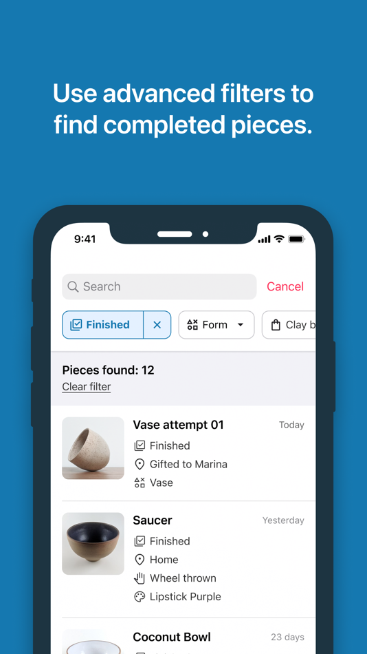 #2. ClayLab (iOS) By: Lorenzo Calvani