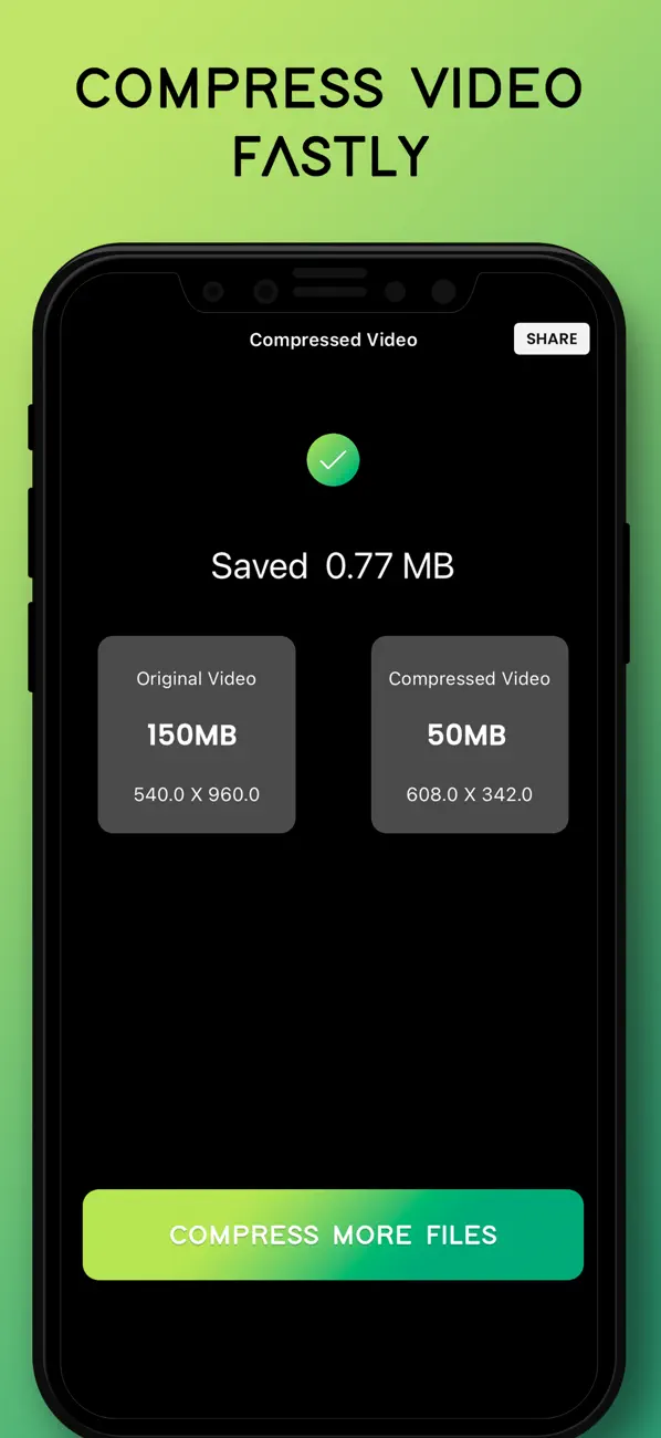 Screenshot #3 pour Video Compressor! !