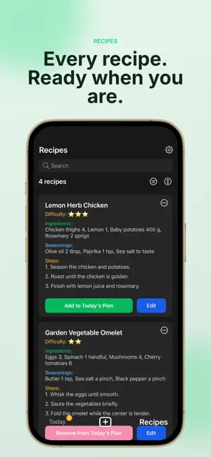 Recipe Journal: Cai Pu Ji screenshot 2