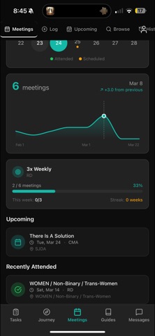 Recovery Compass iPhone screenshot