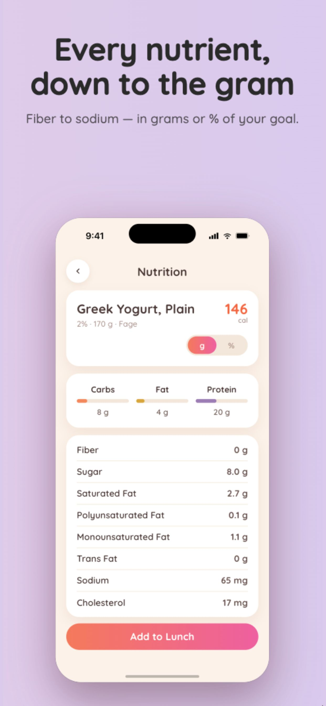 Food Journal - Calorie Tracker screenshot 3