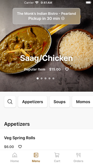 Monk's Pearland iPhone screenshot 2 - Food & Drink app