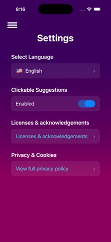 Logiword iPhone screenshot