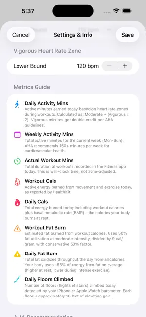 Activity Minutes screenshot 3