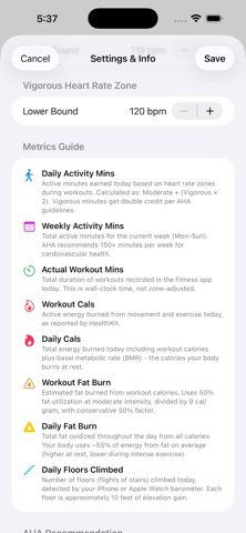 Activity Minutes Screenshot 3 of 4