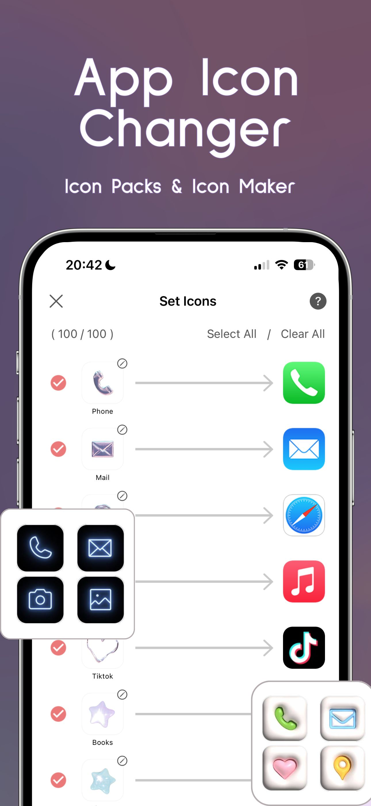 WidgetClub: Tema, Widget, Icon