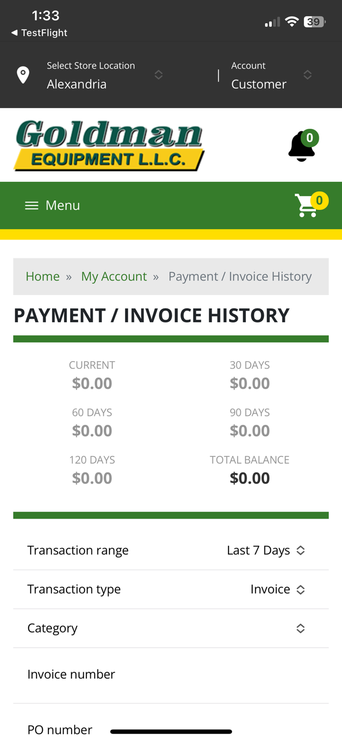 Goldman Customer Portal