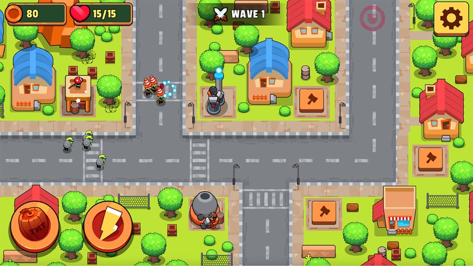 #1. Zombie Tower Defense Game (iOS) 由: Liana Silva