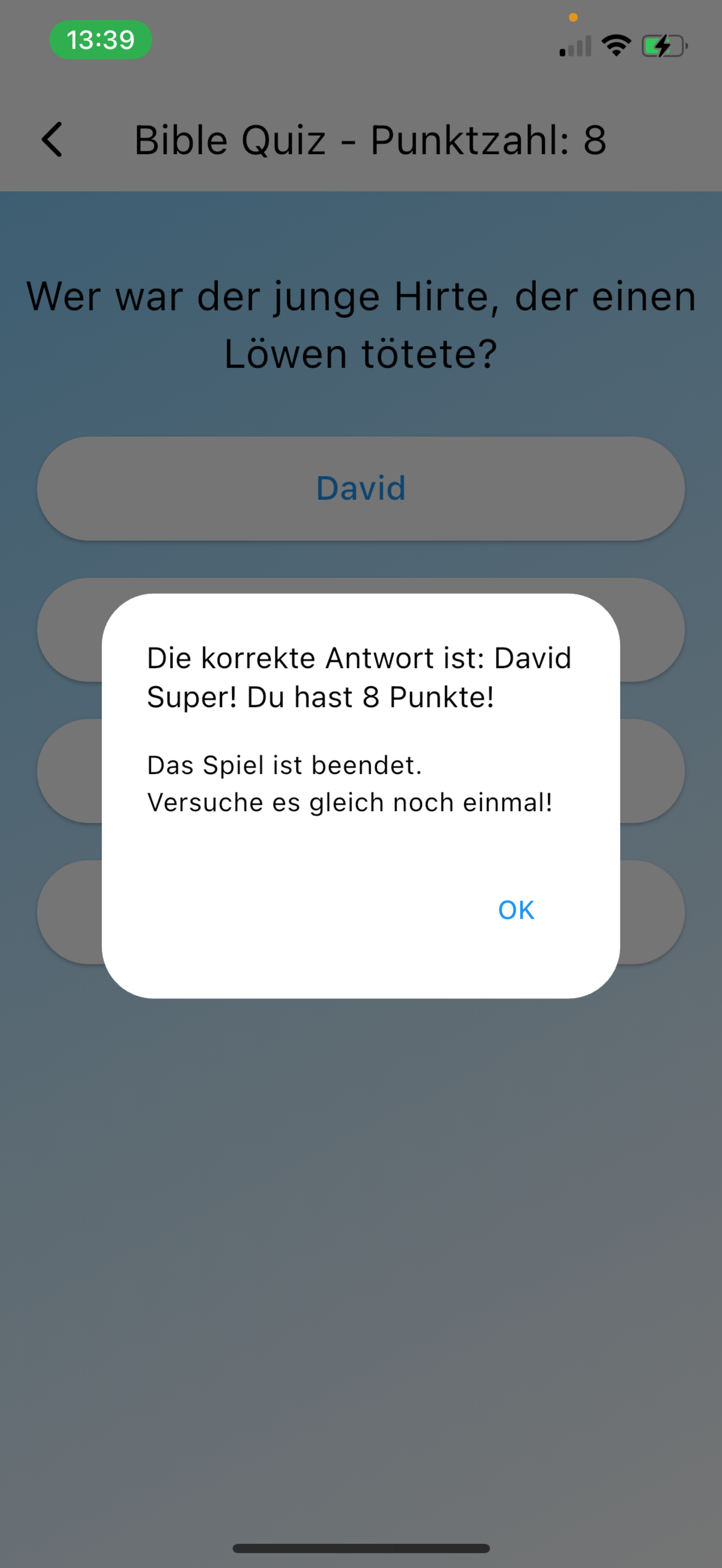 Bibel Quiz — Deutsch