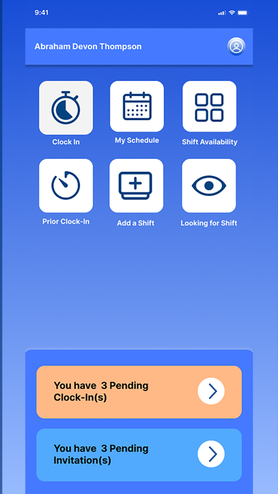 App screenshot
