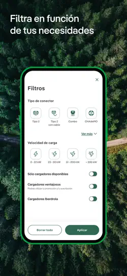 Captura de pantalla de Movilidad Iberdrola en iPhone 4
