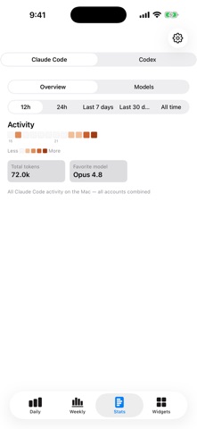 AI Session Meter iPhone screenshot