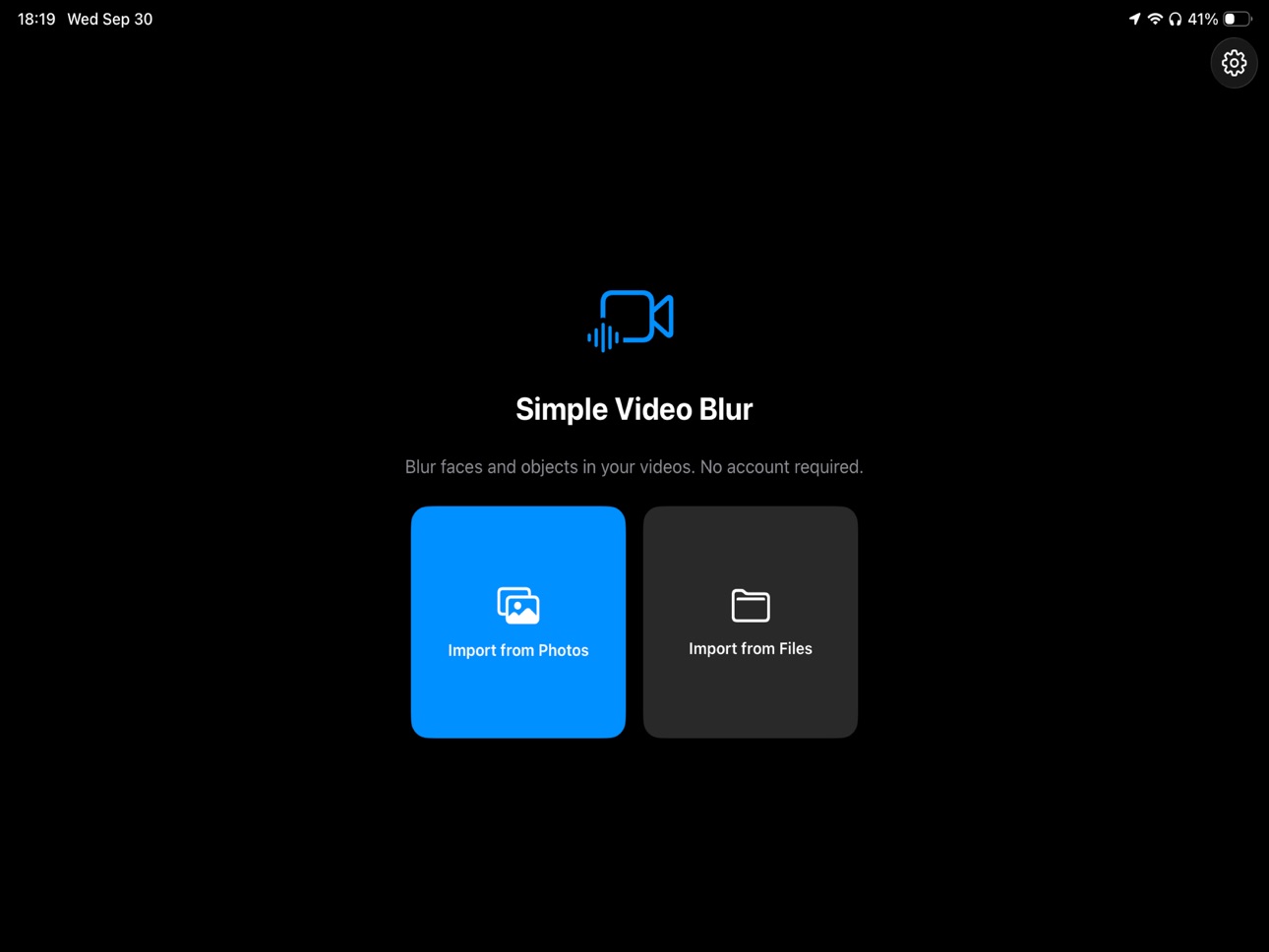Screenshot 11 of Simple Video Blur