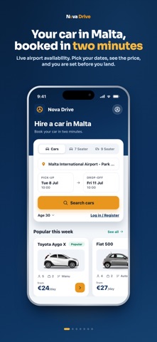 NovaDrive Malta Service Centre screenshot