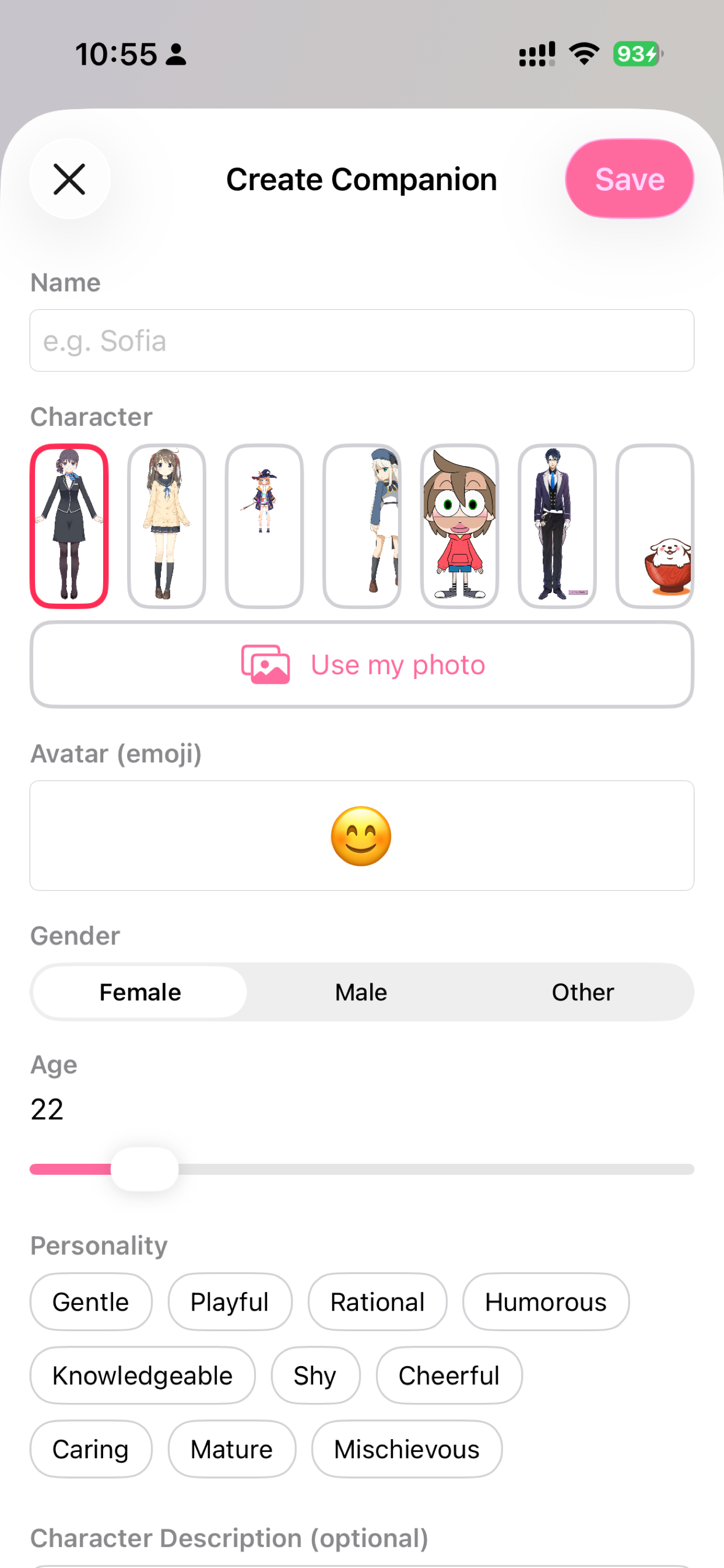 Nagomi: AI Companion screenshot 3